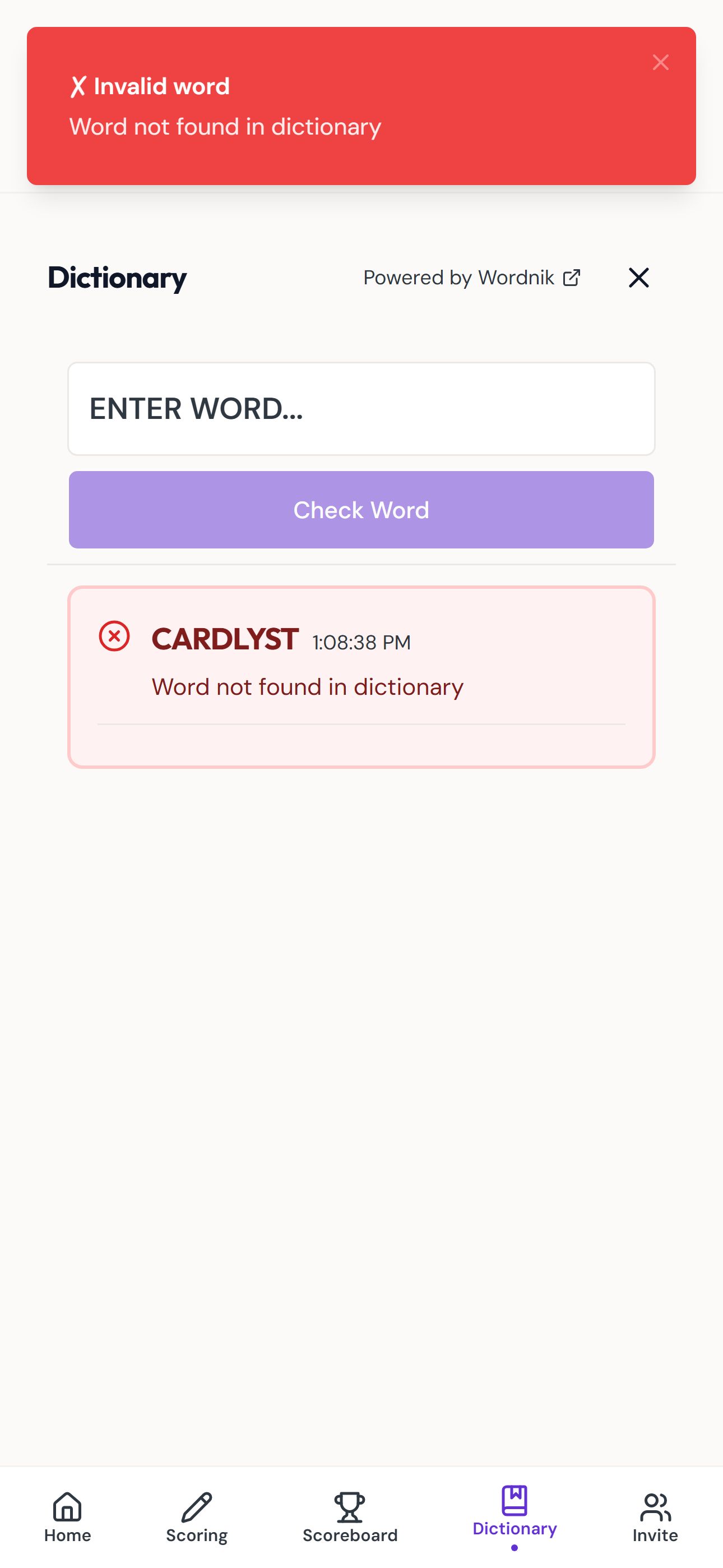 Valid or invalid