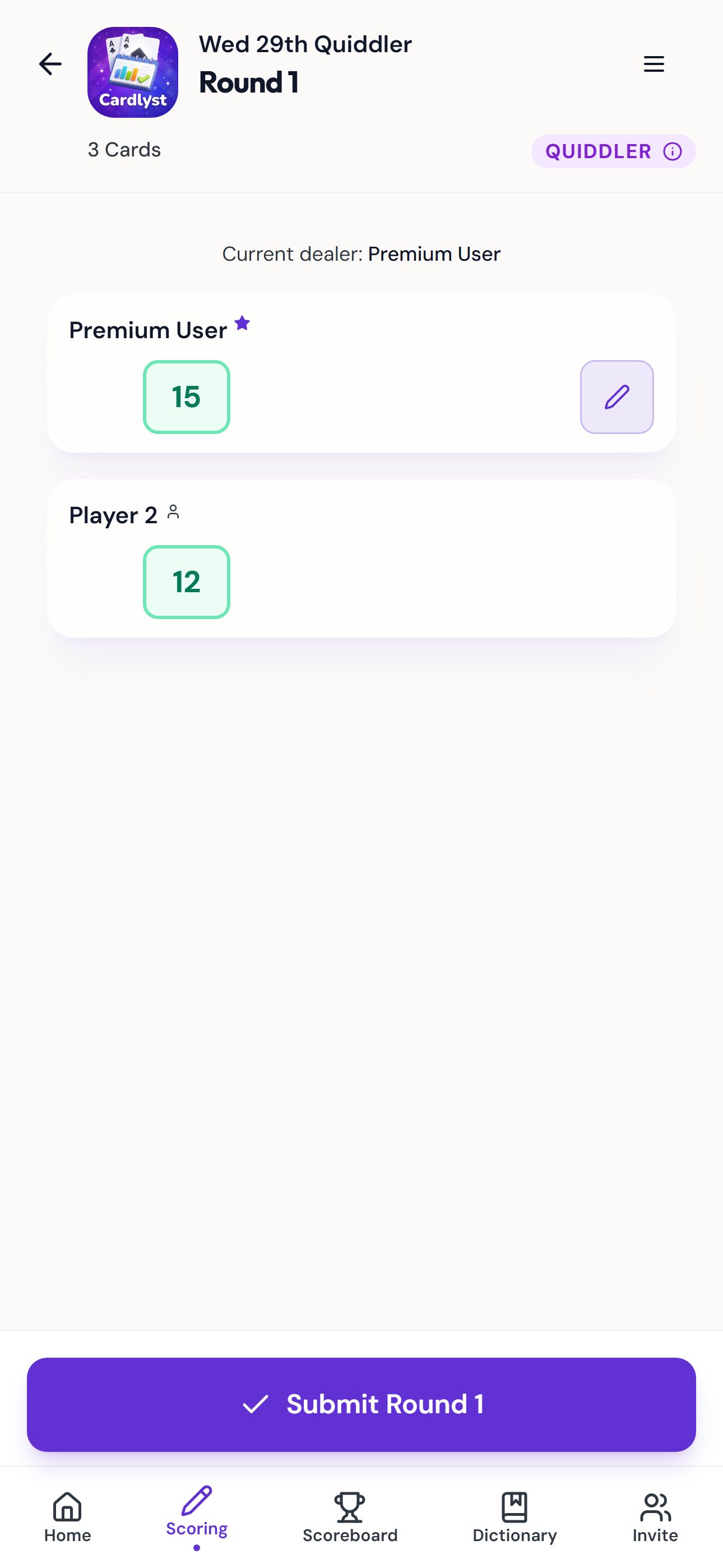 Scores sync